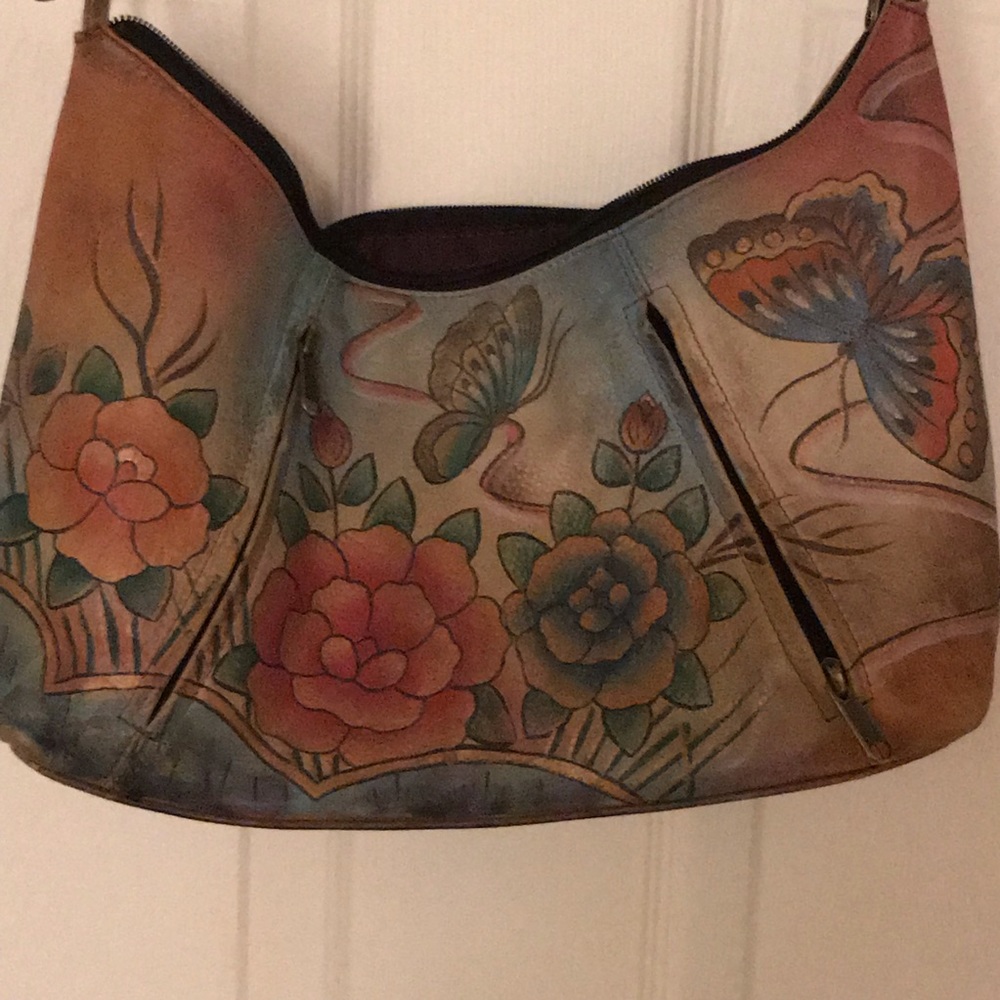 Anuschka leather hobo bag